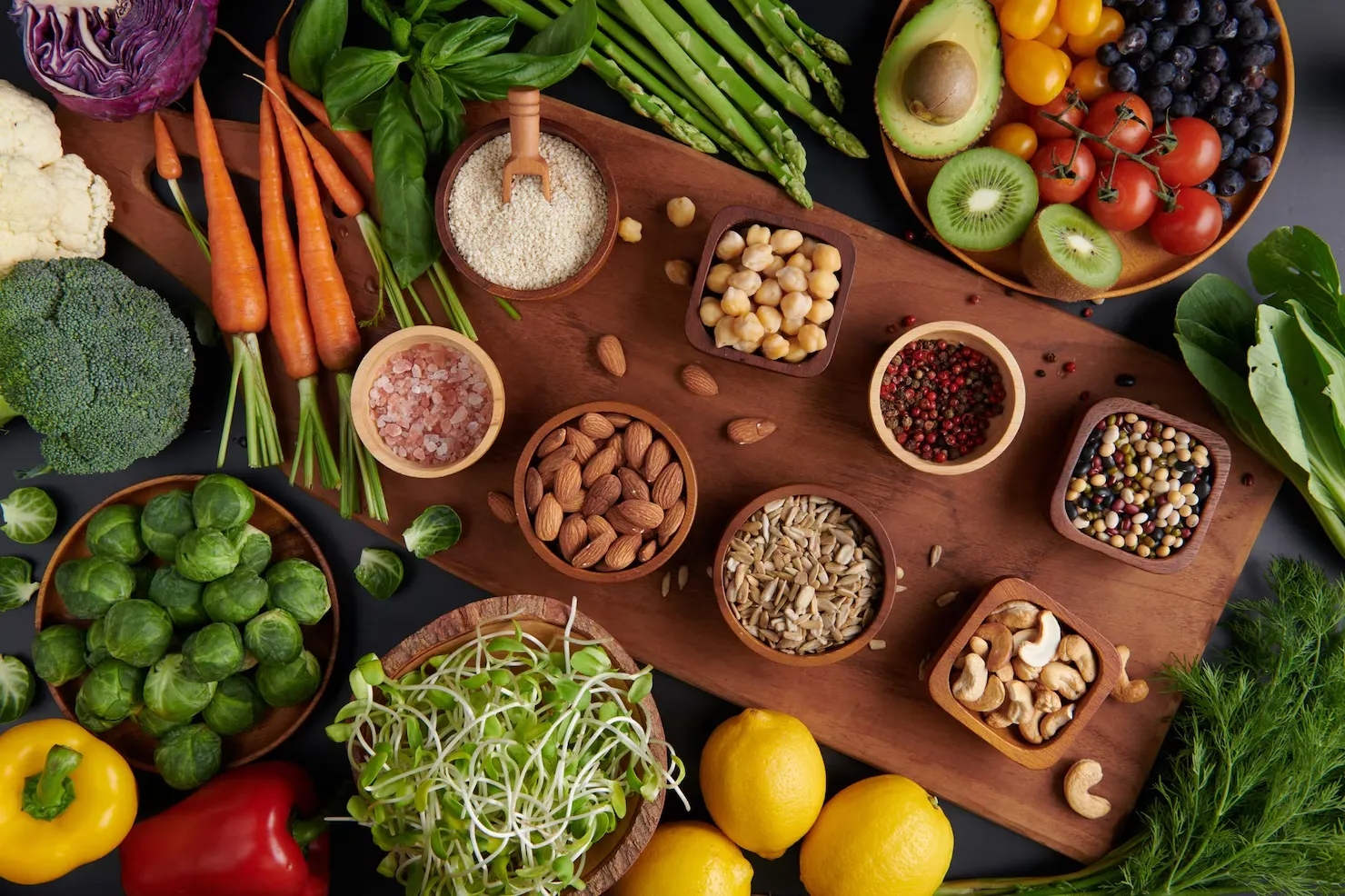 different-vegetables-seeds-fruits-table-healthy-diet-flat-lay-top-view_1150-42611